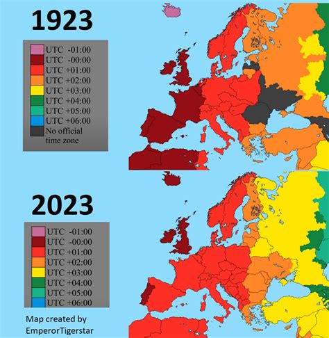 Time in London and Central European Time.